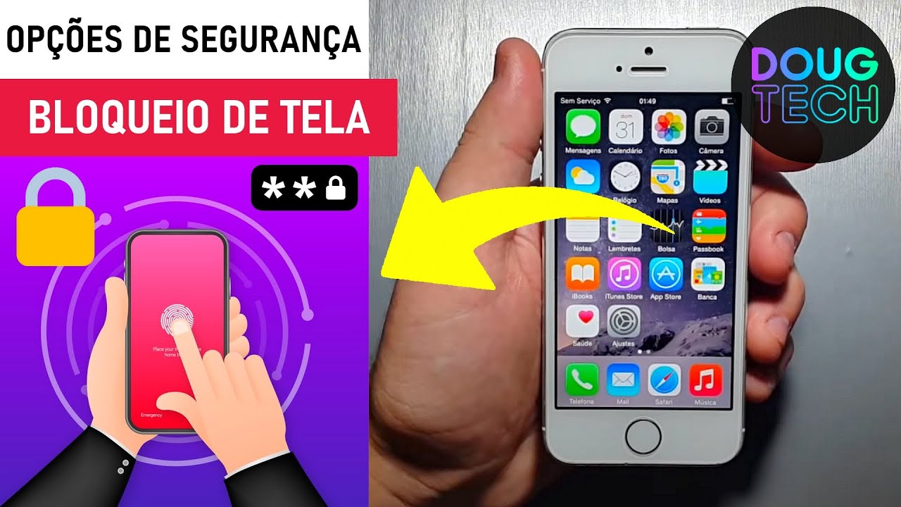 Como Colocar SENHA e BIOMETRIA no iPhone