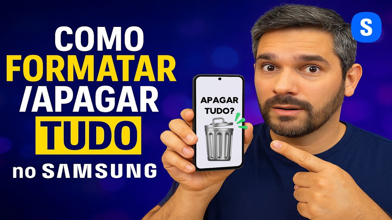Como FORMATAR/APAGAR TUDO no Samsung