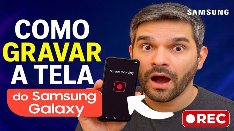 Como GRAVAR a TELA do Samsung Como GRAVAR a TELA do Samsung