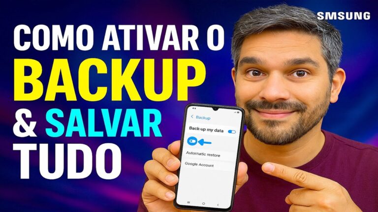 Como Ativar o BACKUP e SALVAR TUDO no Samsung Como Ativar o BACKUP e SALVAR TUDO no Samsung