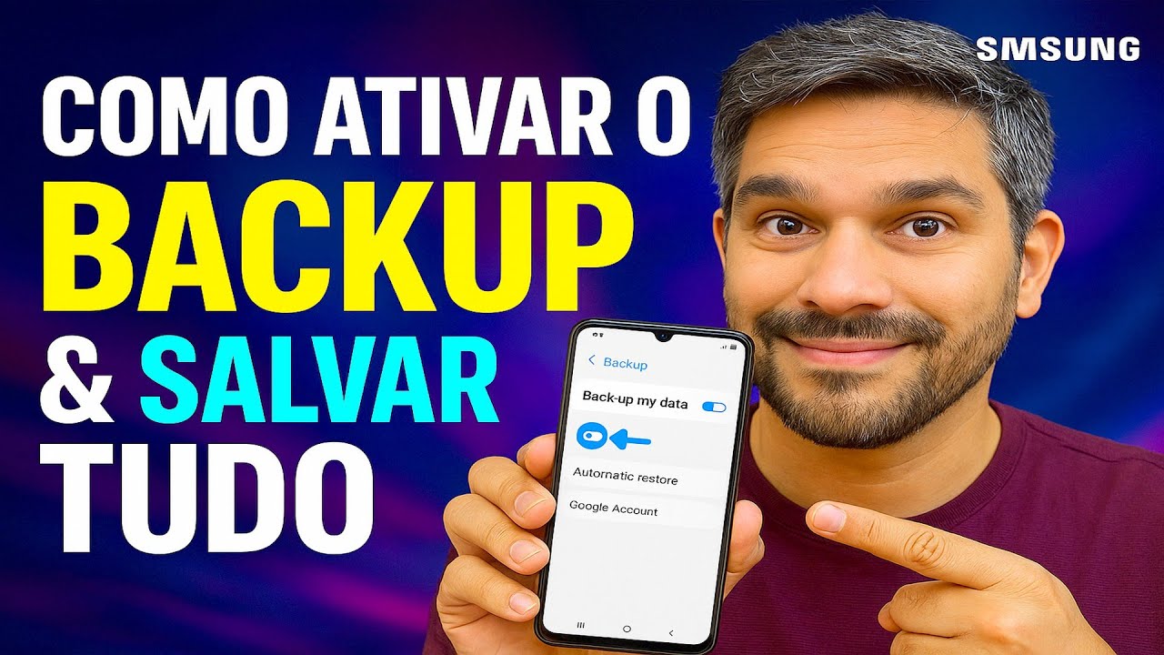 Como Ativar o BACKUP e SALVAR TUDO no Samsung Como Ativar o BACKUP e SALVAR TUDO no Samsung