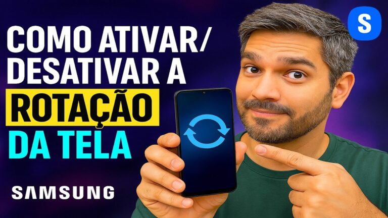 Como Ativar/Desativar a ROTAÇÃO da TELA no Samsung Como Ativar/Desativar a ROTAÇÃO da TELA no Samsung