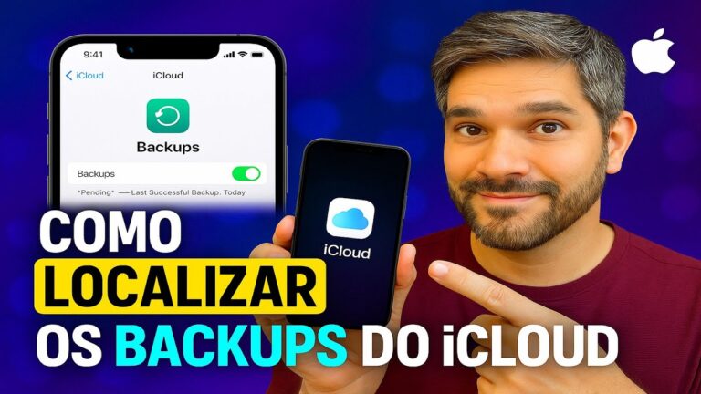 Como LOCALIZAR os Backups do iCloud no iPhone Como LOCALIZAR os Backups do iCloud no iPhone