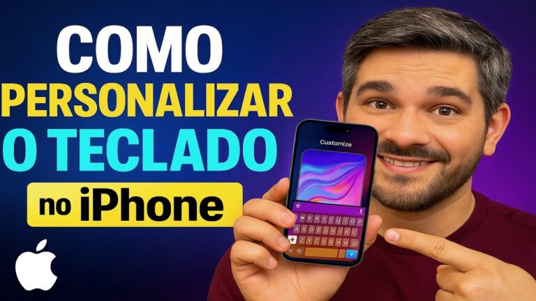 Como Personalizar o TECLADO no iPhone Como Personalizar o TECLADO no iPhone