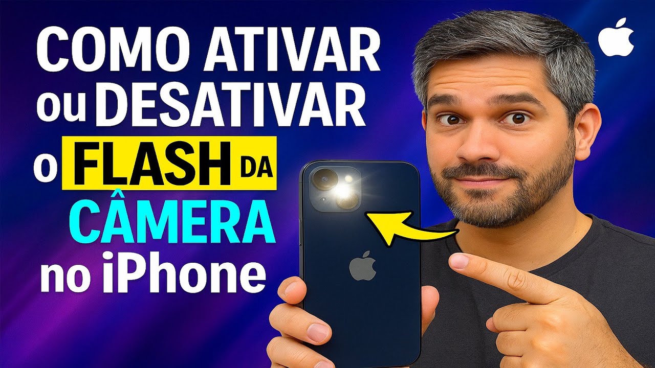 Como Ativar/Desativar o FLASH da Câmera no iPhone