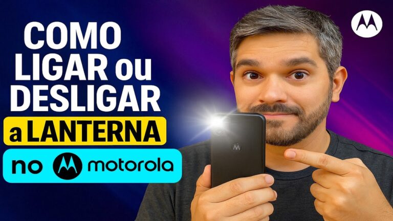 Como Ligar/Desligar a LANTERNA do Motorola Como Ligar/Desligar a LANTERNA do Motorola