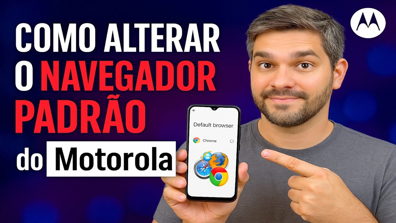 Como Alterar o NAVEGADOR PADRÃO do Motorola
