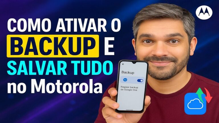 Como Ativar o BACKUP e SALVAR TUDO no Motorola Como Ativar o BACKUP e SALVAR TUDO no Motorola