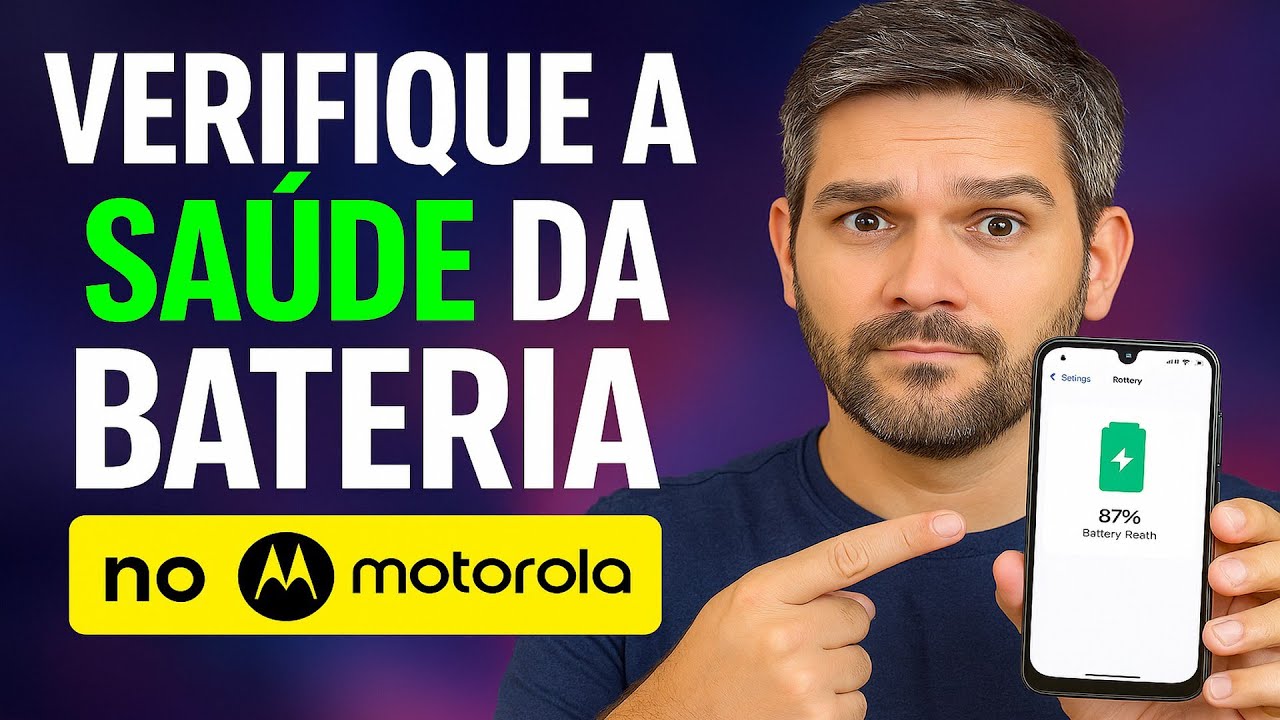 Como Verificar a SAÚDE da Bateria no Motorola