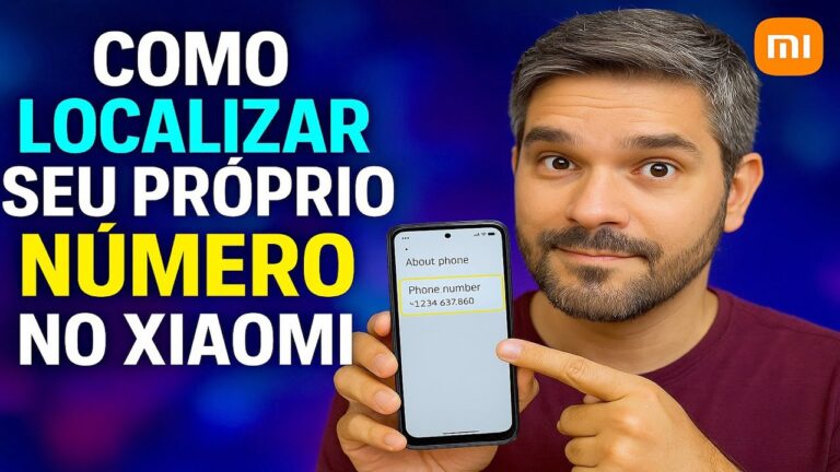 Como Localizar seu PRÓPRIO NÚMERO no Xiaomi Como Localizar seu PRÓPRIO NÚMERO no Xiaomi