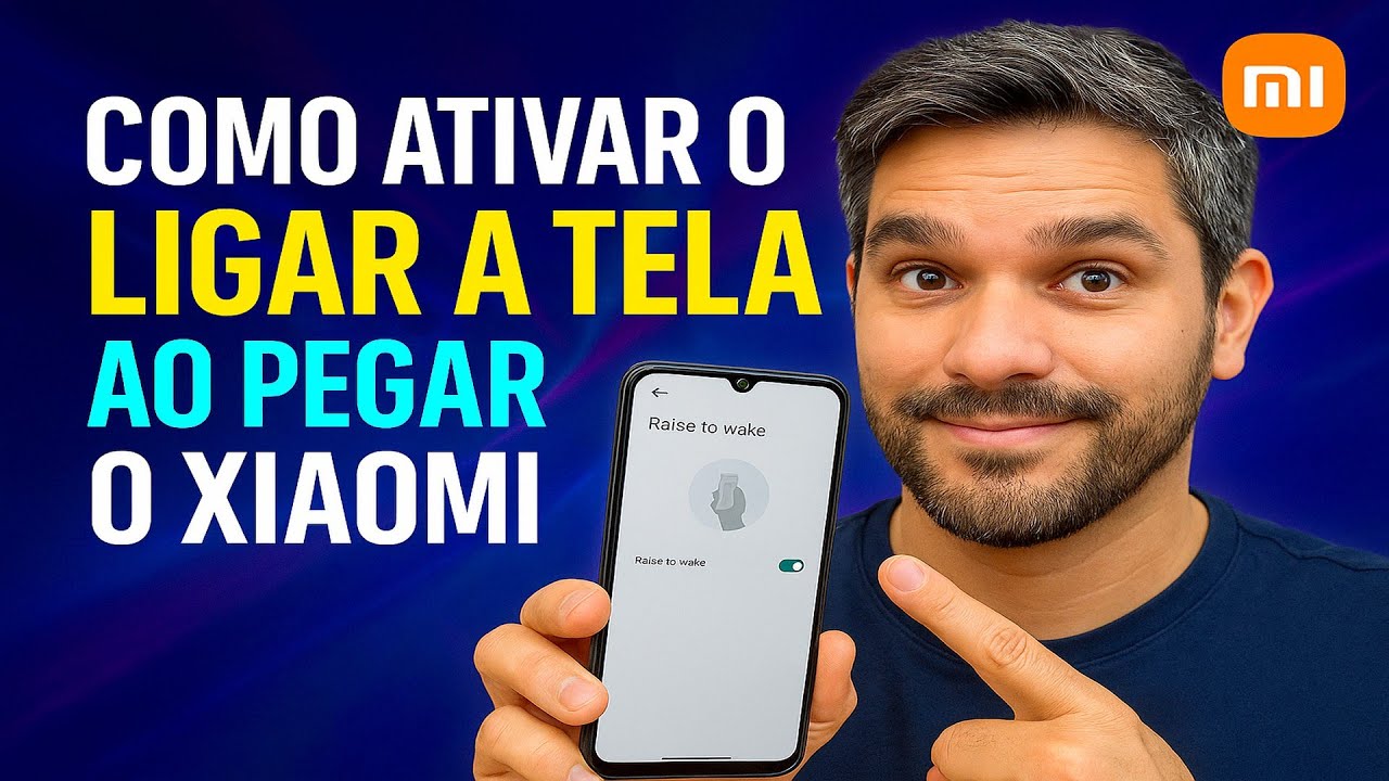 Como Ativar o LIGAR A TELA ao PEGAR o Xiaomi