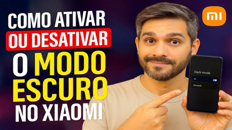Como Ativar/Desativar o MODO ESCURO no Xiaomi Como Ativar/Desativar o MODO ESCURO no Xiaomi