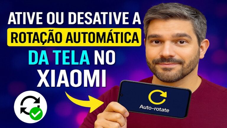 Como Ativar/Desativar a ROTAÇÃO AUTOMÁTICA da TELA no XIAOMI Como Ativar/Desativar a ROTAÇÃO AUTOMÁTICA da TELA no XIAOMI