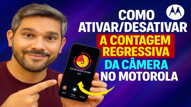 Como Ativar/Desativar a Contagem REGRESSIVA da Câmera no Motorola Como Ativar/Desativar a Contagem REGRESSIVA da Câmera no Motorola