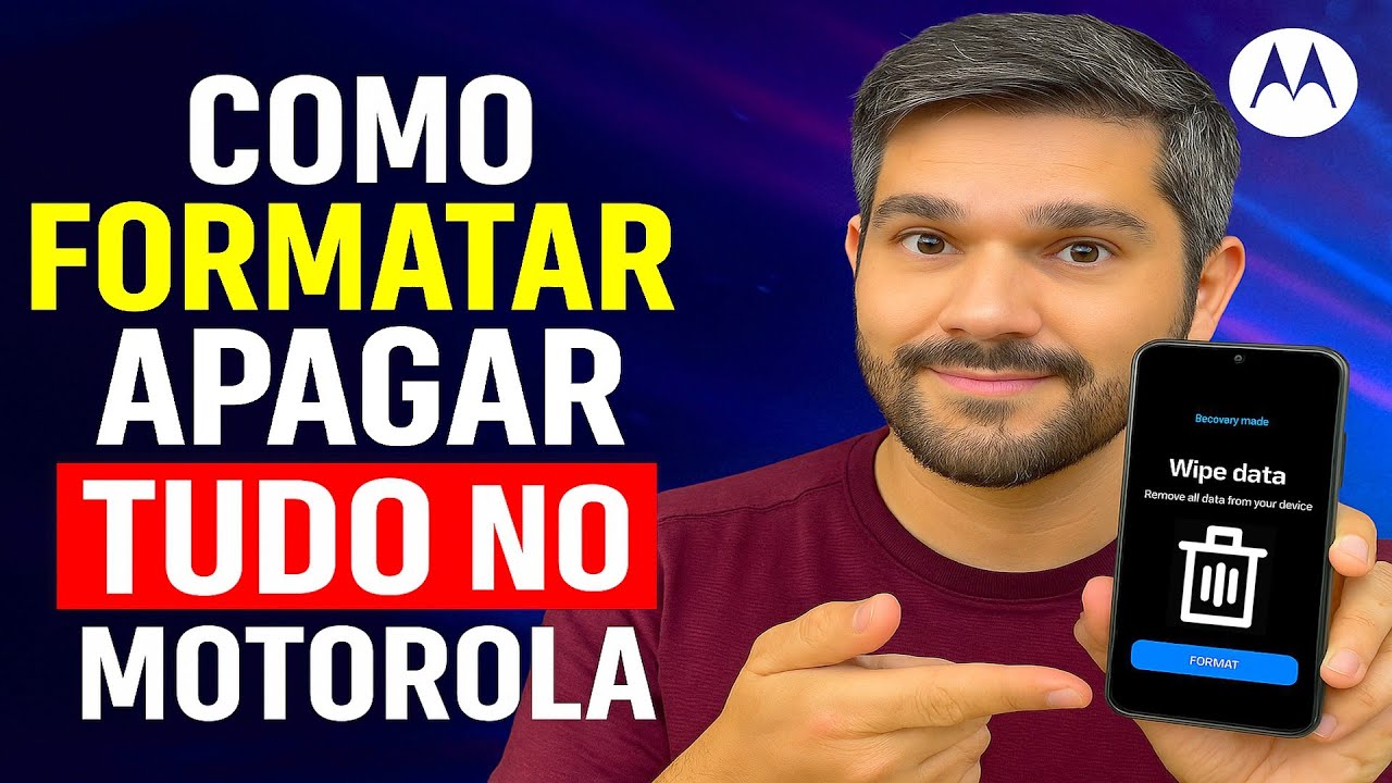 Como FORMATAR/APAGAR TUDO no Motorola
