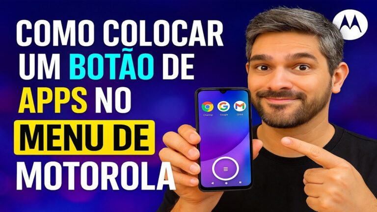 Como Colocar um Botão de MENU de Apps no Motorola