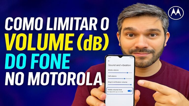 Como LIMITAR o Volume(dB) do FONE no Motorola