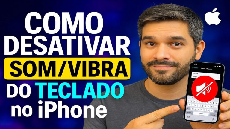 Como Desativar SOM/VIBRA do TECLADO no iPhone