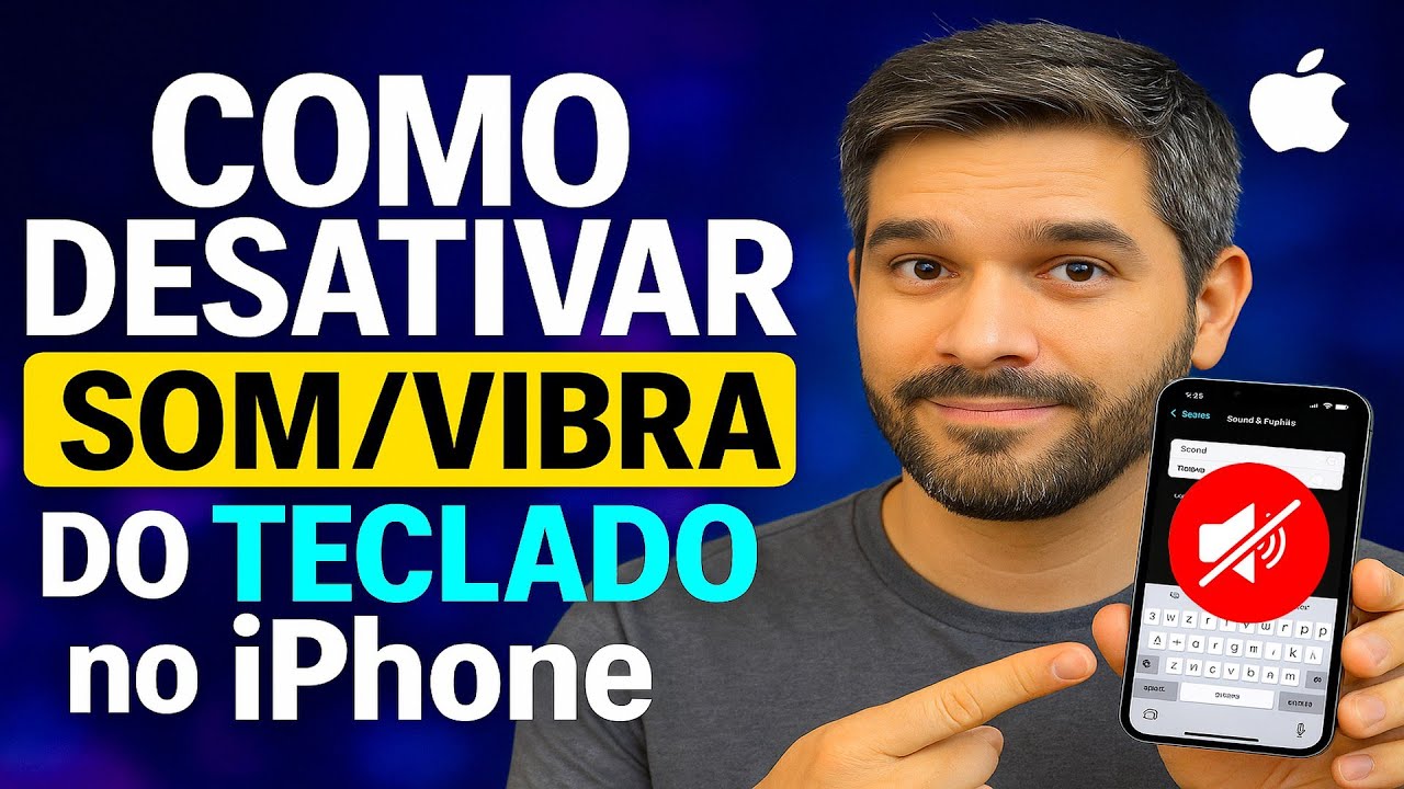Como Desativar SOM/VIBRA do TECLADO no iPhone