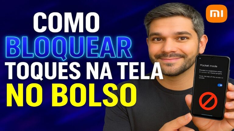 Como Bloquear TOQUES na TELA no BOLSO em Xiaomi
