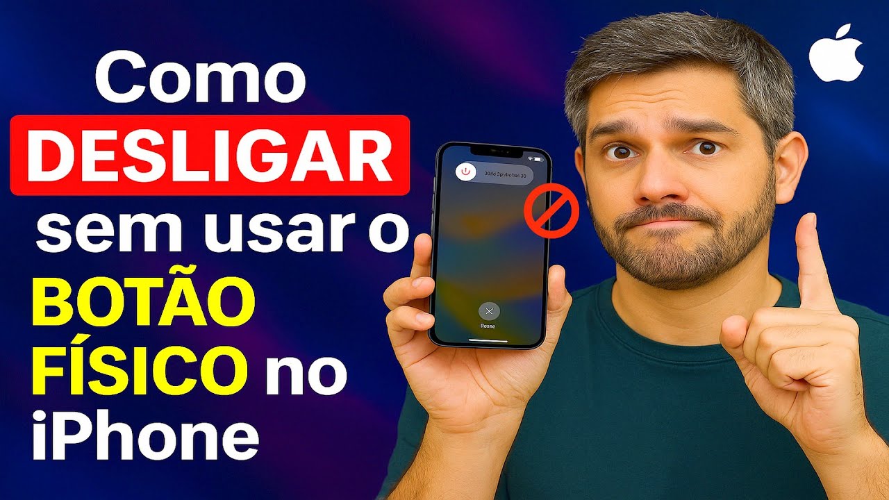 Como DESLIGAR sem usar o BOTÃO FÍSICO no iPhone