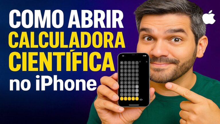Como Abrir a CALCULADORA CIENTÍFICA no iPhone