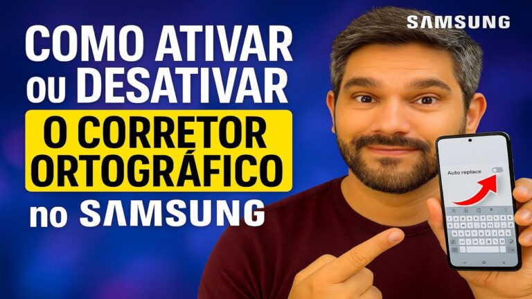 Como Ativar/Desativar o CORRETOR ORTOGRÁFICO no Samsung
