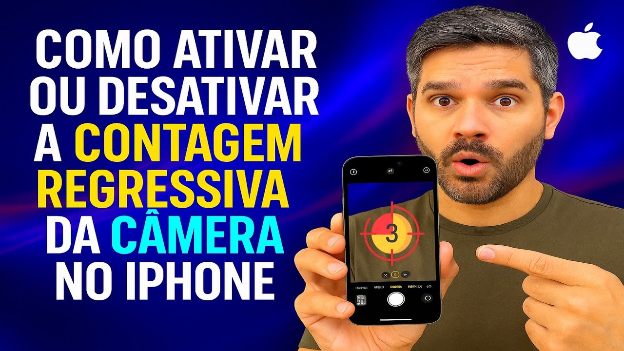Como Ativar/Desativar a Contagem REGRESSIVA da Câmera no iPhone
