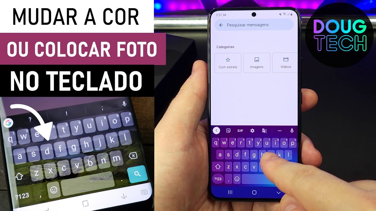 Como Personalizar o TECLADO no Samsung Galaxy Como Personalizar o TECLADO no Samsung Galaxy