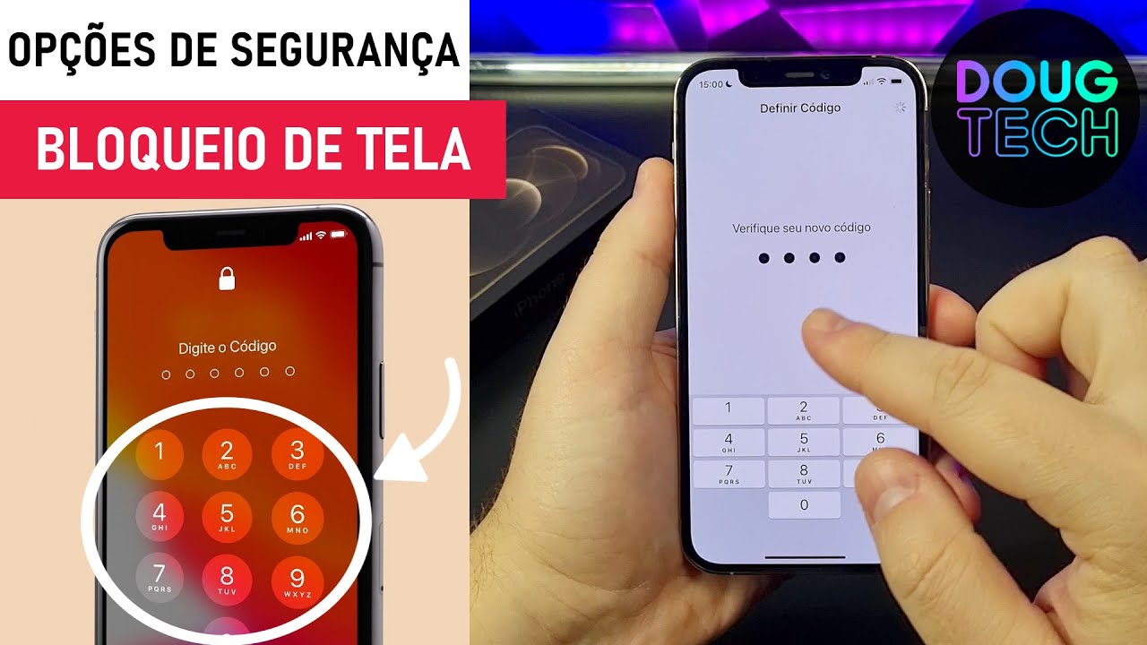 Como Colocar SENHA e FACE ID no iPhone Como Colocar SENHA e FACE ID no iPhone