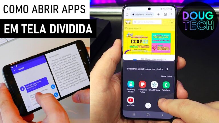 Como abrir Apps em TELA DIVIDIDA no Samsung Galaxy