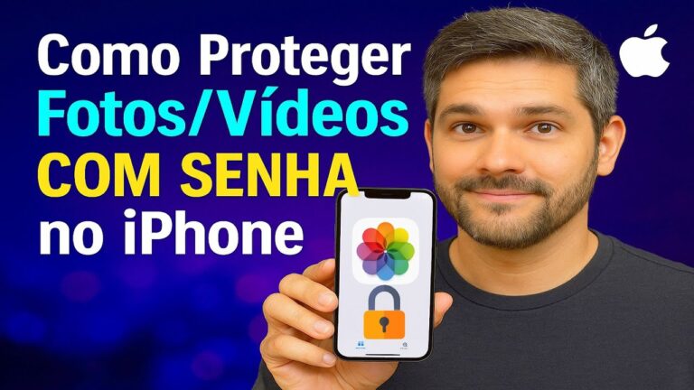 Como Proteger Fotos/Vídeos COM SENHA no iPhone (PASTA SEGURA)