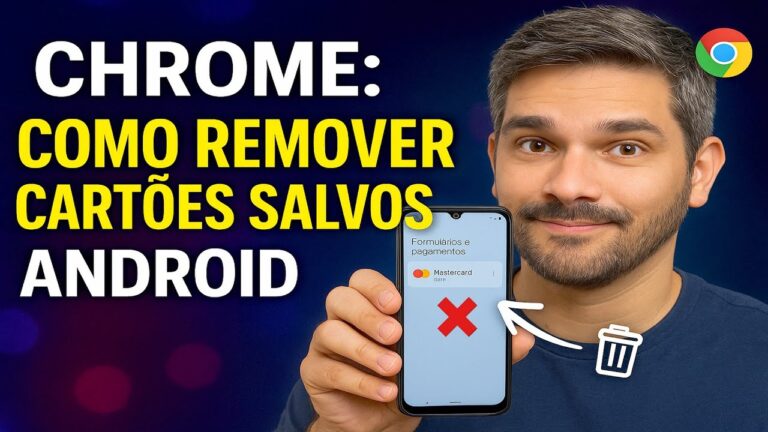 Chrome: Como REMOVER CARTÕES Salvos (Android)