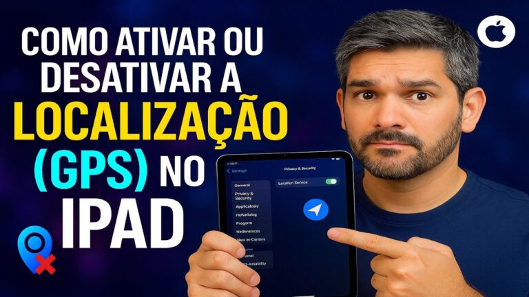 Como Ativar/Desativar a LOCALIZAÇÃO (GPS) no IPAD
