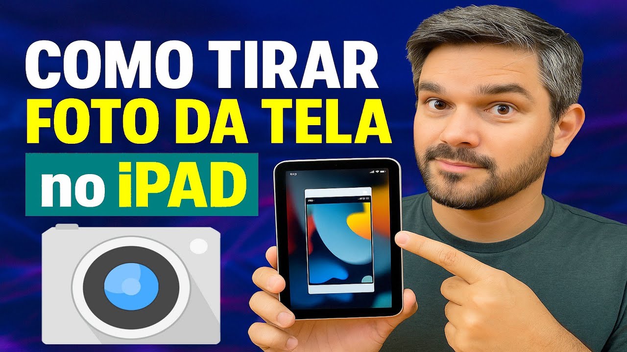 Como Tirar FOTO da TELA no IPAD