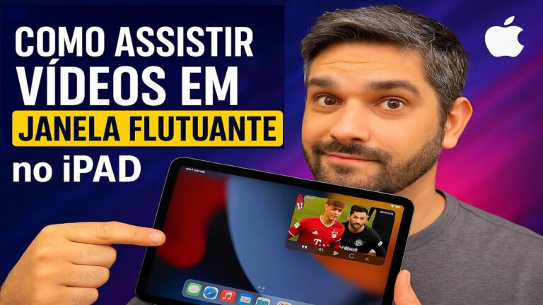 Como Assistir Vídeos em JANELA FLUTUANTE no iPAD