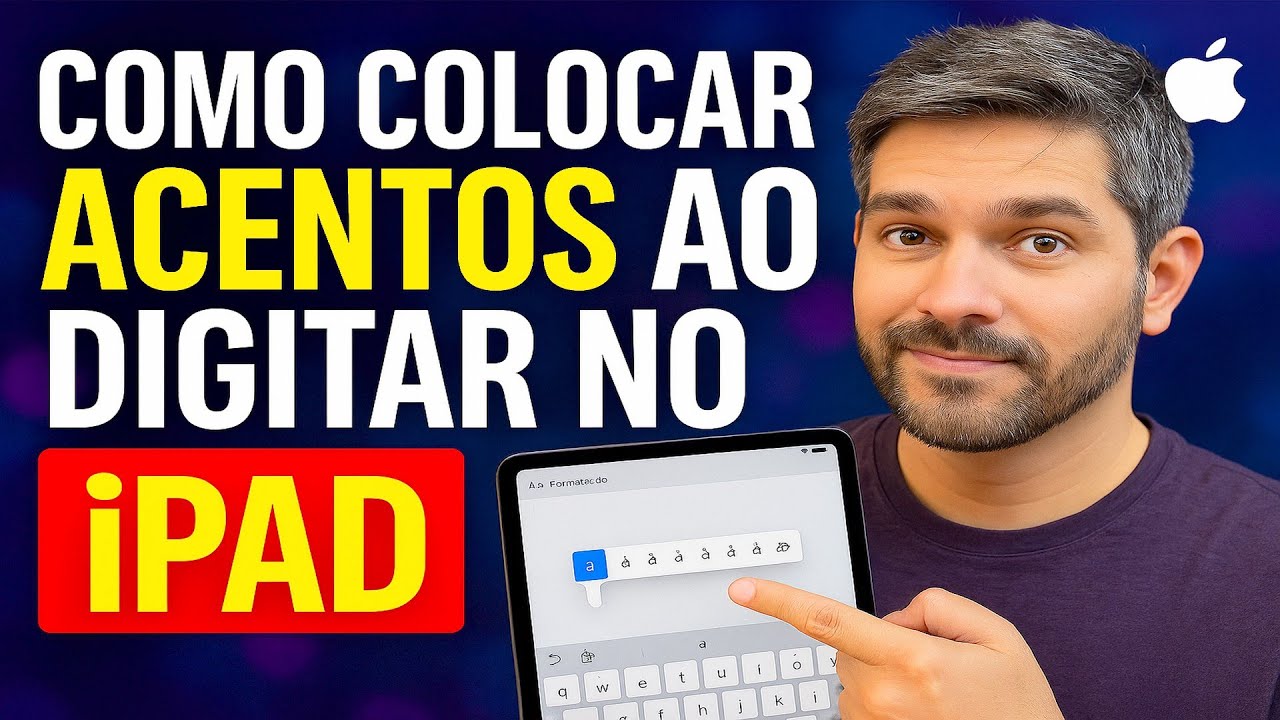 Como Colocar ACENTOS ao Digitar no IPAD