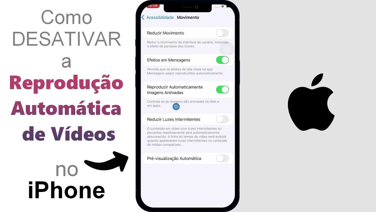 Como DESATIVAR a Reprodução Automática de Vídeos no iPhone