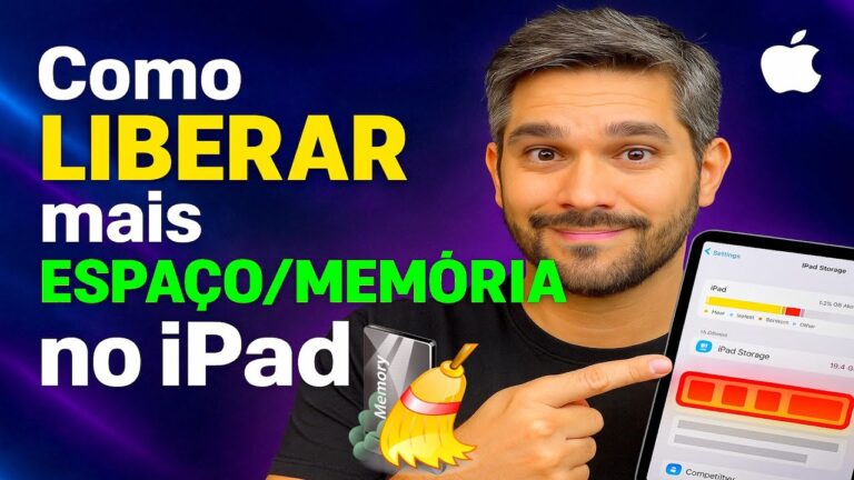 Como LIBERAR mais ESPAÇO/MEMÓRIA no iPAD