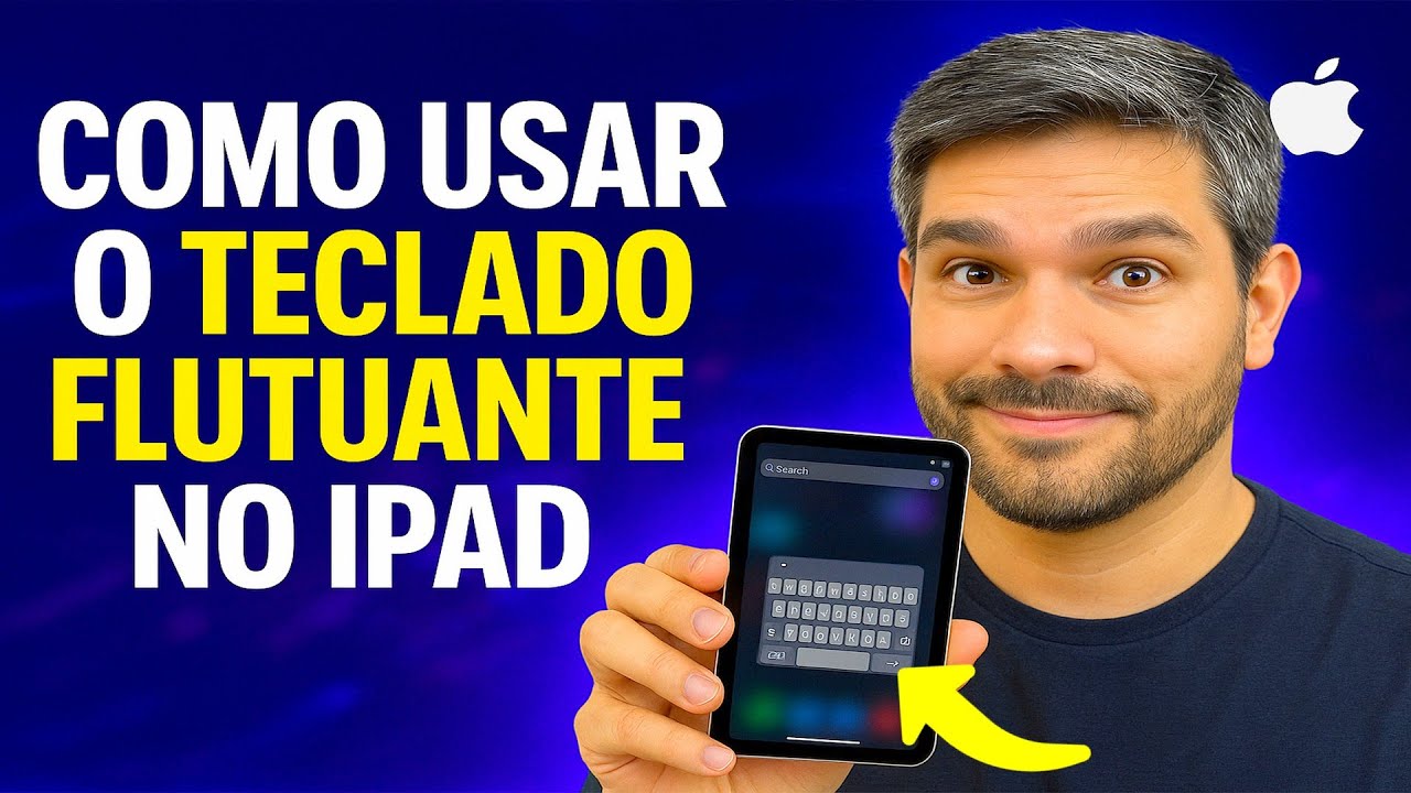 Como Usar o TECLADO FLUTUANTE no iPAD
