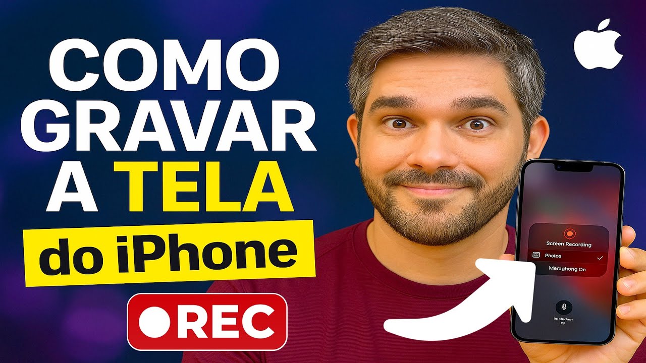 Como GRAVAR a TELA do iPhone
