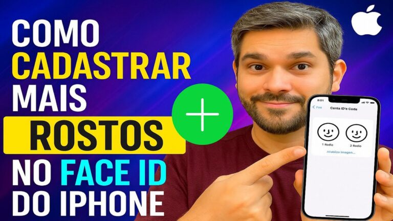 Como Cadastrar mais ROSTOS no FACE ID do iPhone