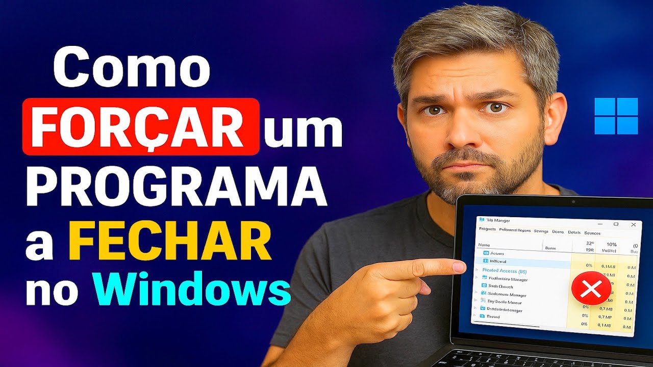 Como FORÇAR um PROGRAMA a FECHAR no Windows