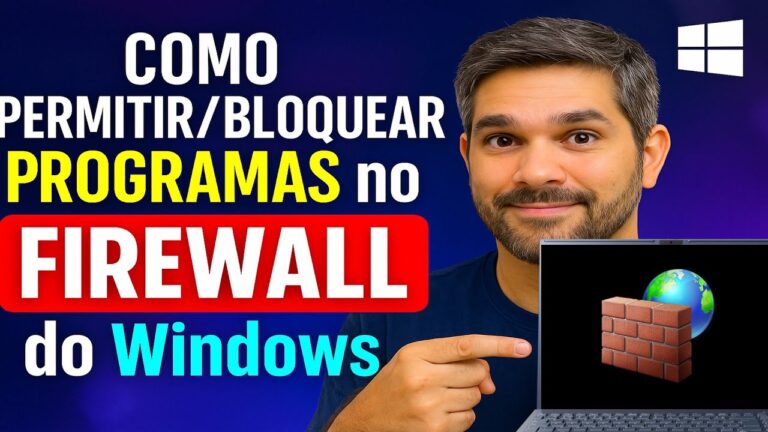 Como Permitir/Bloquear Programas no FIREWALL do Windows