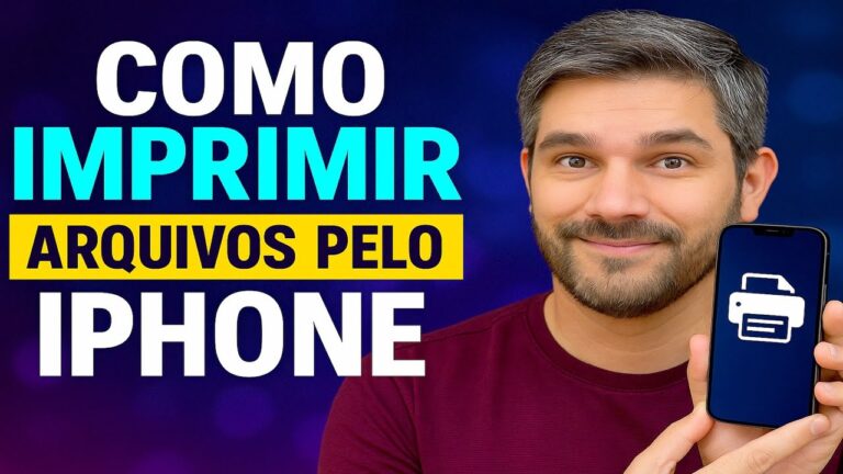 Como IMPRIMIR Arquivos pelo iPhone