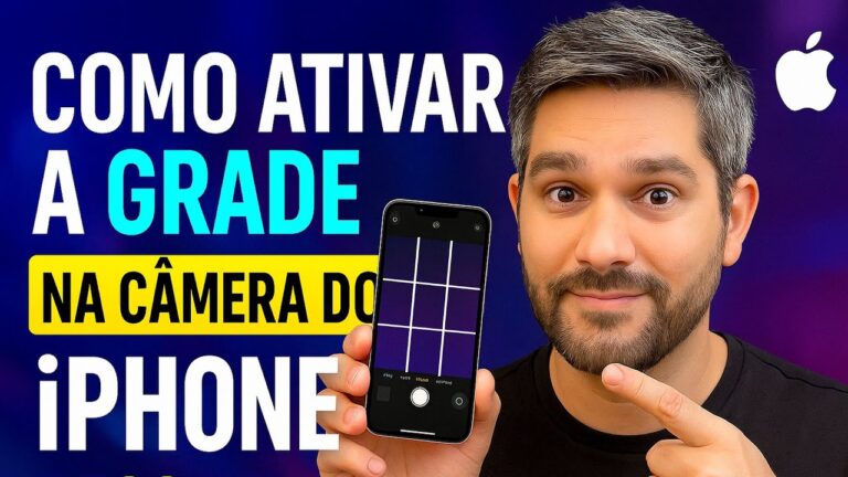 Como Ativar a GRADE (LINHAS) na Câmera do iPhone