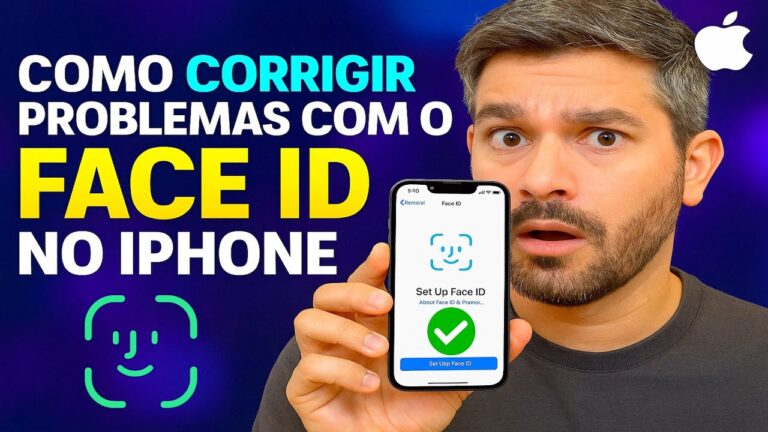 Como Corrigir PROBLEMAS com o FACE ID no iPhone