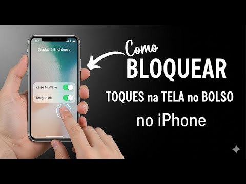 Bloquear Toques na Tela no Bolso em iPhone Passo a Passo