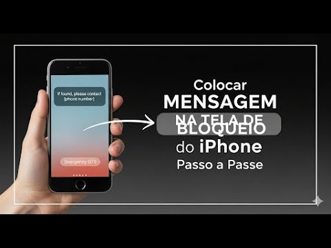 Colocar Mensagem na Tela de Bloqueio do iPhone Passo a Passo Colocar Mensagem na Tela de Bloqueio do iPhone Passo a Passo