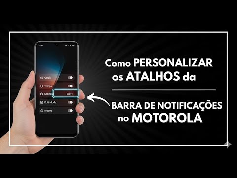 Como Personalizar os Atalhos da Barra de Notificações no Motorola Como Personalizar os Atalhos da Barra de Notificações no Motorola